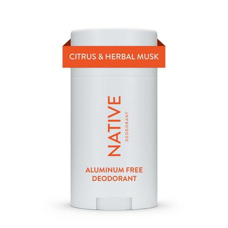 Native Natural Deodorant, Citrus & Herbal Musk, Aluminum Free, 75 g