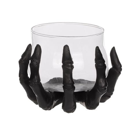 4inch Halloween Themed Black Candle Holder For Halloween Indoor   6000206693824 