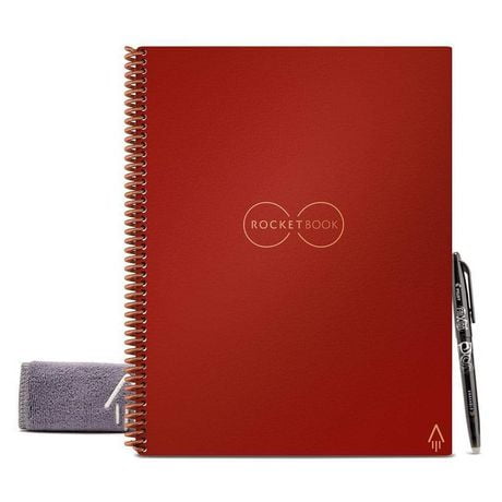 Rocketbook Core 32Pg 8.5 x 11 Lined Notebook, Smart Notebook