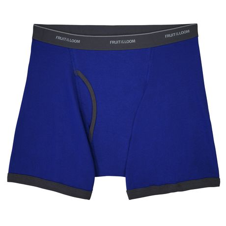 Fruit of the Loom Mens' Low Rise Boxer Briefs, 4-Pack | Walmart Canada