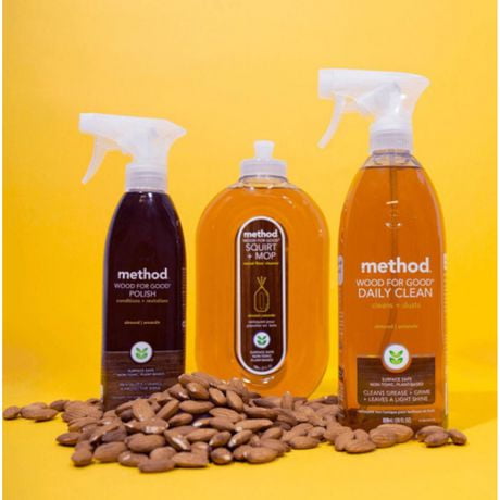 Method Squirt Mop Wood Floor Cleaner Refill Almond 2 0 L