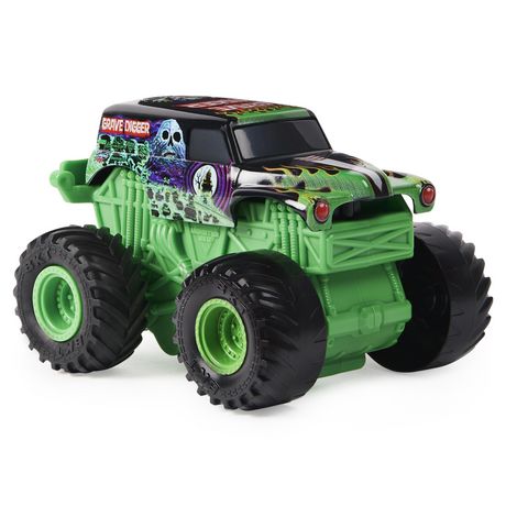 Monster Jam, Official Grave Digger Rev N’ Spin Monster Truck, 1:43 ...