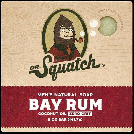 Dr. Squatch Bay Rum Bar Soap