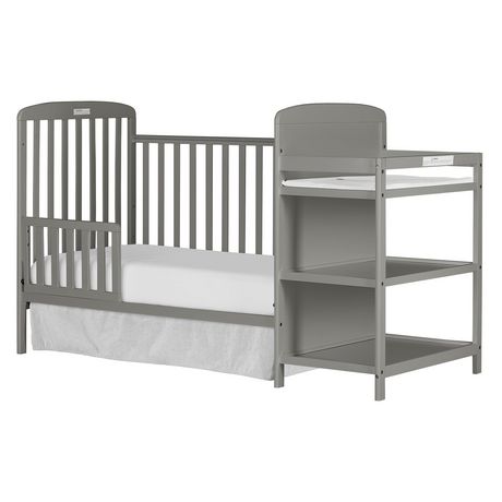Dream On Me Anna 4 in 1 Full Size Crib and Changing Table Combo 