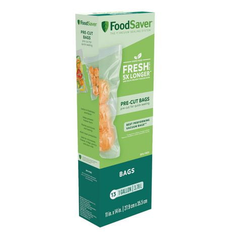 FoodSaver Gallon Vacuum Seal Bags for Airtight Food Storage and Sous Vide