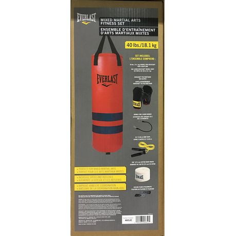 fitness everlast martial 40lb arts kit