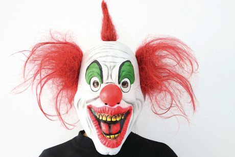 silly clown mask