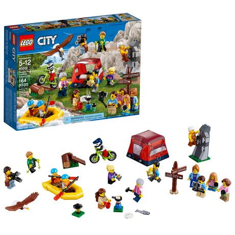 LEGO City People Pack Outdoors Adventures 60202 Building Kit 164 Piece Walmart