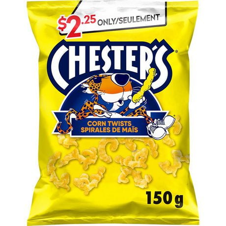 Chester's Spirales de maïs Grignotines 150g
