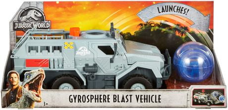 jurassic world gyrosphere blast vehicle