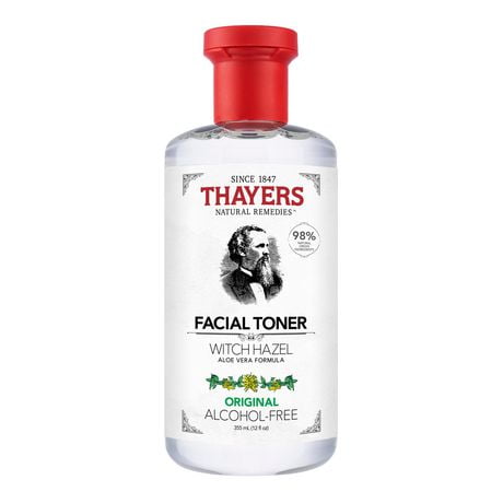 THAYERS Original Facial Toner Alcohol-Free Witch Hazel and Aloe Vera formula 355ml, Alcohol-Free Facial Toner