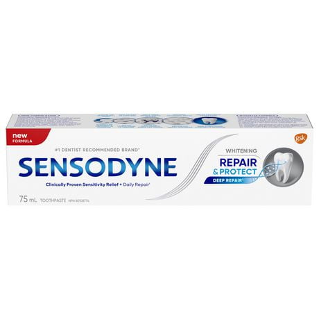 Sensodyne Repair and Protect Whitening Toothpaste for Sensitive Teeth, 75ml