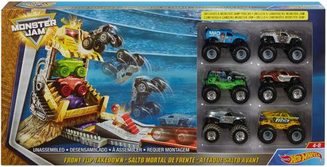 Hot Wheels Monster Jam Front Flip Takedown Play Set 