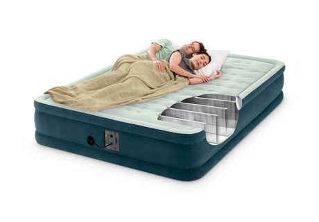 Intex 15 Queen Dura Beam Dream Lux Pillow Top Airbed With