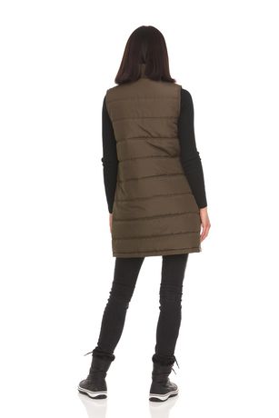 long puffer vest