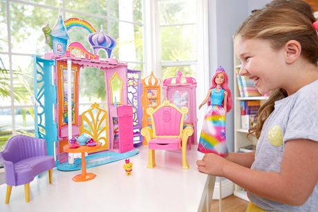 barbie dreamtopia doll and castle