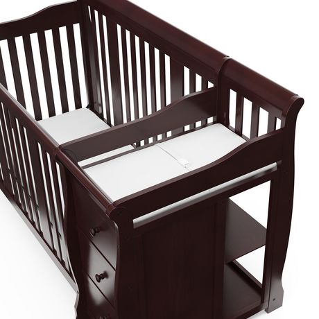 Lit De Bebe 4 En 1 Avec Table A Langer Attachee Portofino De Storkcraft Walmart Canada