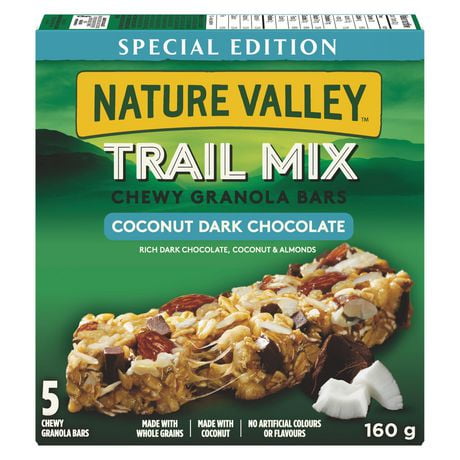 Nature Valley Trail Mix Coconut Dark Chocolate Chewy ...