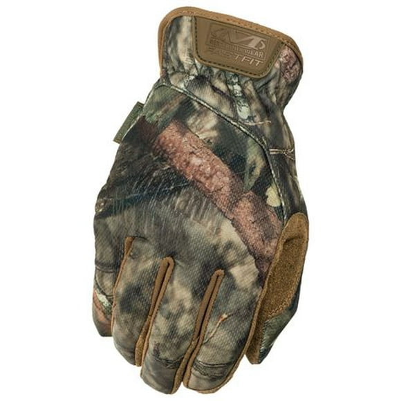 Mechanix Wear FastFit® Mossy Oak Break-Up Country Work Gloves (Large, Camouflage), Elastic Cuff