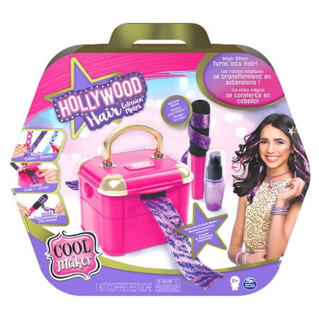 Cool Maker, Hollywood Hair Extension Maker avec 12 extensions personnalisables et accessoires, pour les enfants à partir de 8 ans