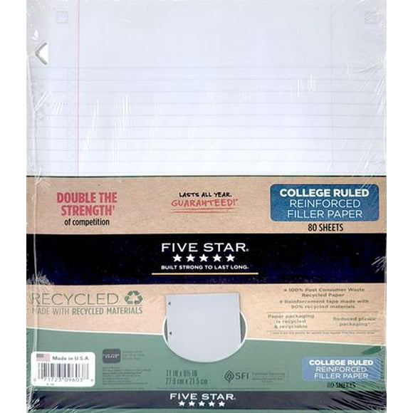 Five Star Recycled Refill Paper, Refill Paper