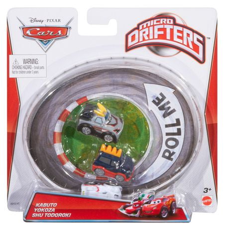 Disney/Pixar Cars Micro Drifters Kabuto, Yokoza, and Shu Todoroki, 3 ...