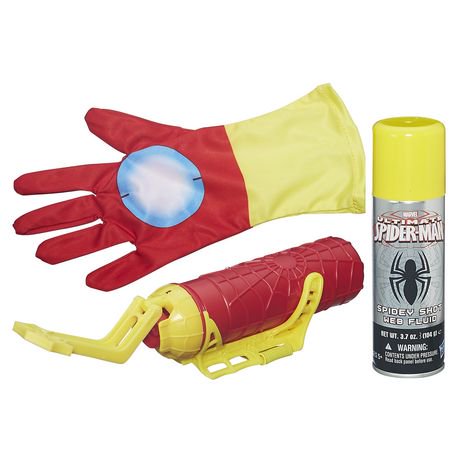 Marvel Spider-Man Iron Spider Color Shock Slinger Toy ...