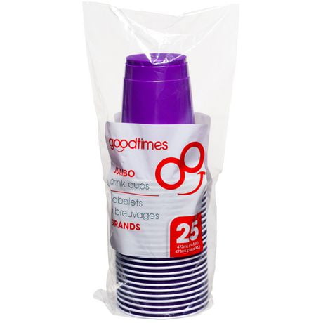Goodtimes Coloured Plastic Cups - Walmart.ca