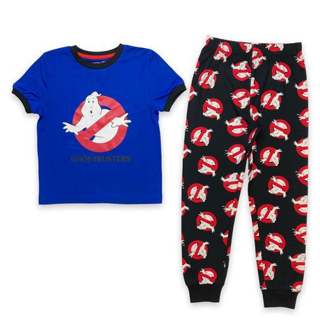 Ghostbusters Boy`s 2 piece pyjama set. This set includes a short sleeve ...