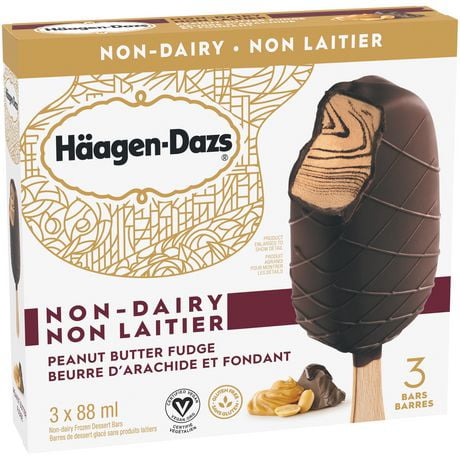 Haagen Dazs Non Dairy Peanut Butter Fudge Bars 3 X 88 Ml Walmart Canada