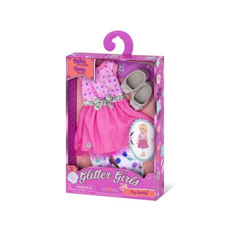 Glitter Girls Paillettes Etincelantes! Robe Rose