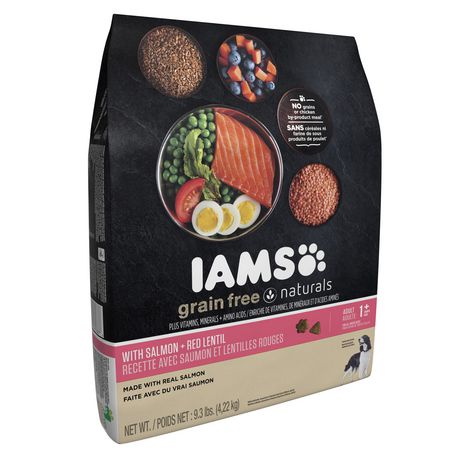 Iams® Grain Free Naturals™ Salmon & Red Lentils Dog Food ...