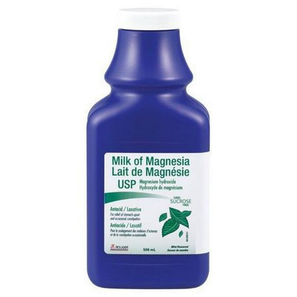 Rougier Pharma Milk of Magnesia Mint, Milk of Magnesia Mint Flavor