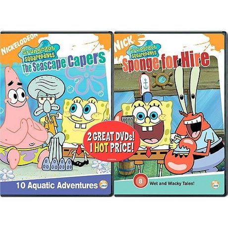 SpongeBob SquarePants: Sponge For Hire / The Seascape Capers at Walmart ...