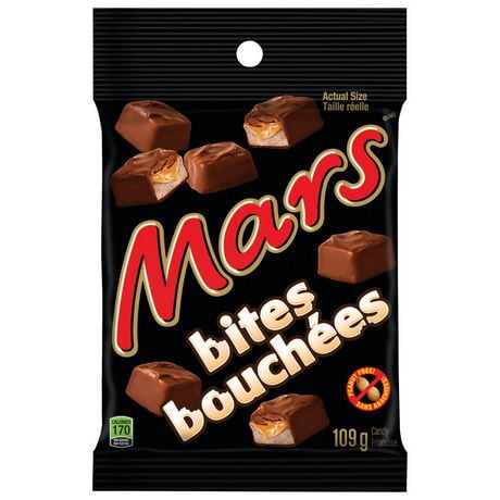 MARS, Peanut Free Chocolate Candy Bites, Bag, 109g