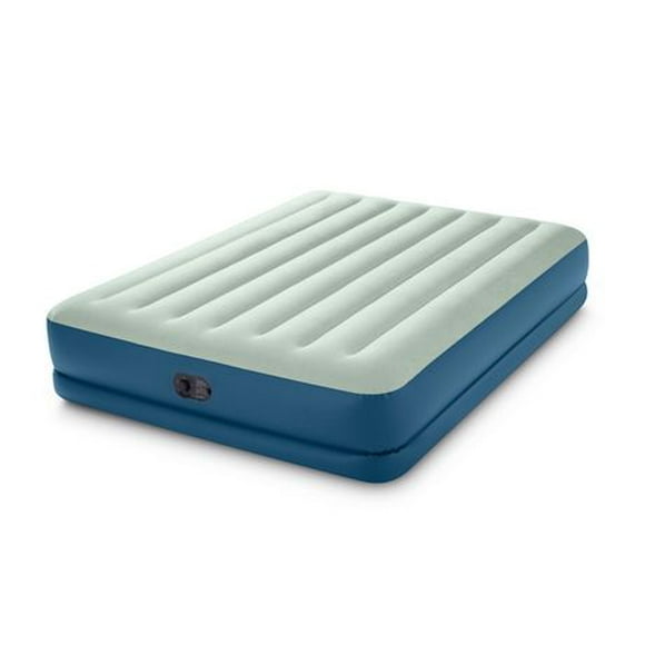 INTEX Dura-Beam® Prestige Air Mattress w/ Built-in USB-powered Pump, 15in. Queen