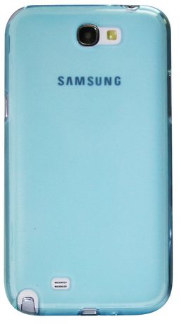 Étui transparent Exian pour Samsung Galaxy Note 2 - bleu