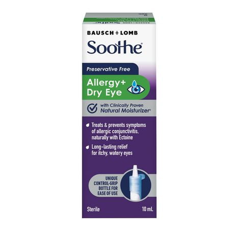 Soothe Preservative Free Allergy + Dry Eye Drops | Walmart Canada