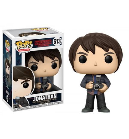 pop funko jonathan stranger things vinyl television camera season figure zoom