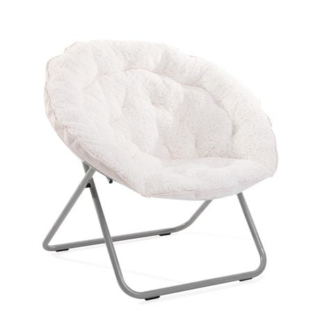 Mainstays Oversized Saucer chair, Collapsible for easy storage