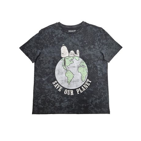 Peanuts T-shirt pour femme Save Our Earth Boyfriend Tailles: TP - TG