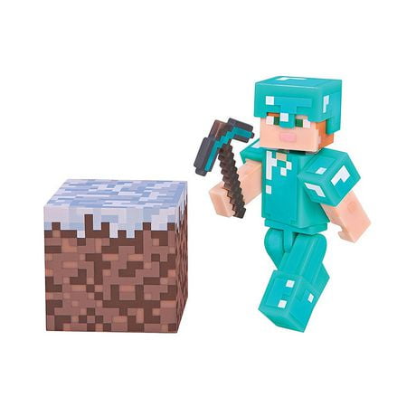 Minecraft Alex in Diamond Armour Core Figure | Walmart Canada