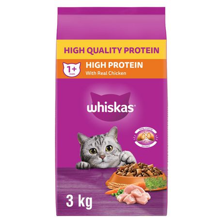 Nourriture Whiskas Chat Adulte Sélections à teneur élevée en protéines de  WHISKAS