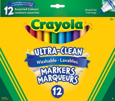 Crayola Ultra Clean - Broad Line Washable Markers | Walmart Canada