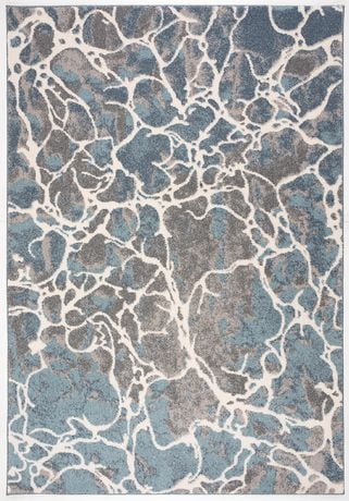 Art Carpet Amana Abstract Stone Area Rug, Blue, 5 x 7 | Walmart Canada