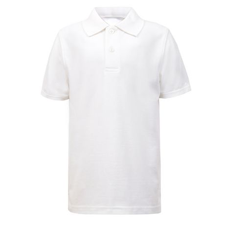 Essentials Boys Short-Sleeve Uniform Pique Polo