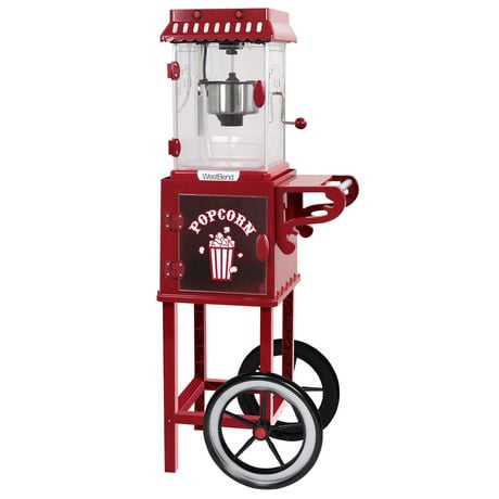 West Bend Concession style Cart Popcorn Machine