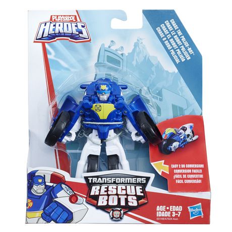 playskool heroes transformers rescue bots rescan chase the police bot action figure