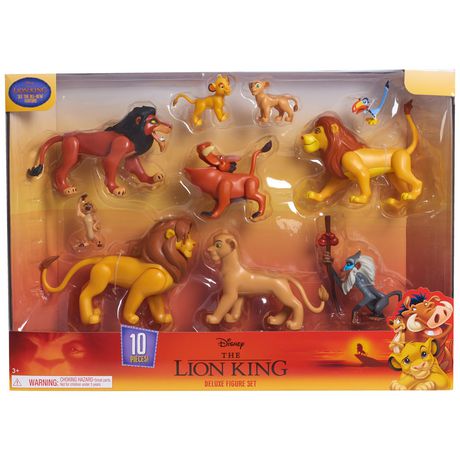 Ensemble de Figurines Classiques De Luxe du Roi Lion