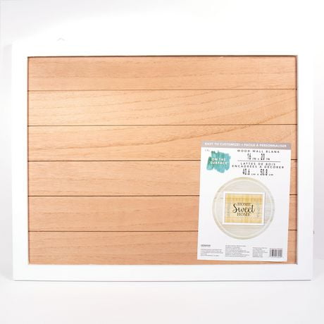 On the Surface™ Blank Wooden Wall Frame, Dimensions: 16 x 20 in